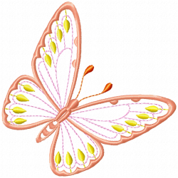 Butterfly Embroidery Design 6 Butterfly Embroidery Design 6